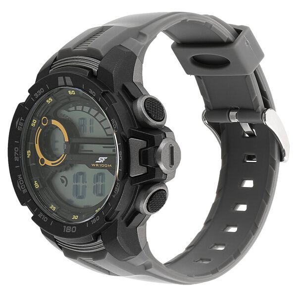 SF Super Fibre Digital Dial Plastic Strap Watch for Men - image number 1