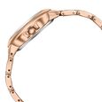 Poze By Sonata Quartz Analog Pink Dial Rose Gold Metal Strap Watch For Women - image number 5