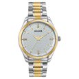 Sonata Jashn Quartz Analog Beige Dial Silver Metal Strap Watch For Men
