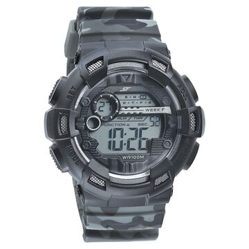 SF Digital Dial PU Strap Watch For Men