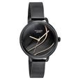 Sonata Poze Quartz Analog Black Dial Mesh Strap Watch for Women - image number 2