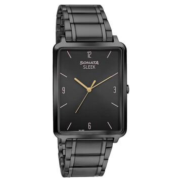 Sonata Quartz Analog Stainless Steel Strap Watch for Men
