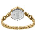 Poze Poze Quartz Analog White Dial Golden Metal Strap Watch For Women - image number 6