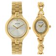 Sonata Quartz Analog White Dial Stainless Steel Strap Watch for Couple - image number 0