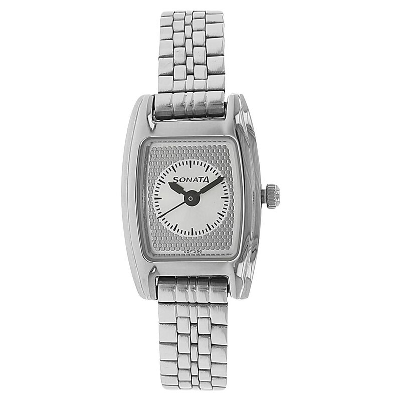 Sonata Professional Silver Dial Women Watch With Stainless Steel Strap - image number 0