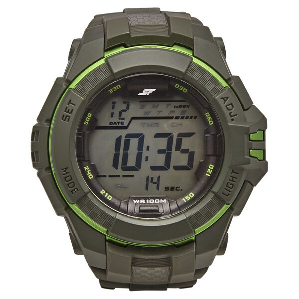 SF Digital Dial Plastic Strap Watch for Men - image number 0
