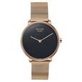 Sonata Sleek Quartz Analog Black Dial Black Stainless Steel Strap Watch for Women