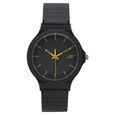 SF Quartz Analog Black Dial Plastic Strap Watch for Men - image number 1