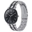Sonata Poze Quartz Analog Black Dial Silver Metal Strap Watch For Men - image number 3