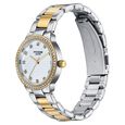 Sonata Poze Quartz Analog White Dial Two Toned Colour Stainless Steel Strap Watch For Women - image number 4