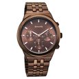 Sonata Eternia Quartz Multifunction Black Dial Metal Strap Watch For Men