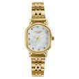 Poze By Sonata Quartz Analog White Mother of Pearl Dial Golden Stainless Steel Strap Watch For Women - image number 1
