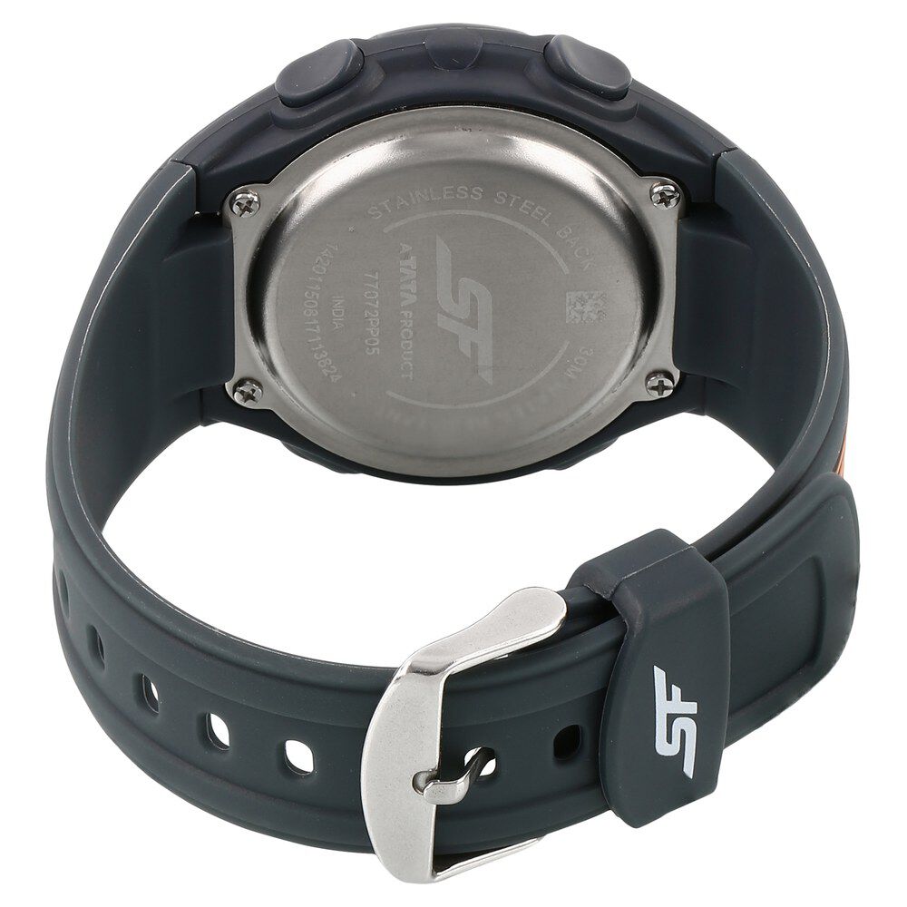Buy Online SF Super Fibre Digital Dial Plastic Strap Watch for Men ns77072pp05 Sonata