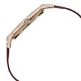 Poze by Sonata Quartz Analog White Dial Leather Strap Watch for Men - image number 3