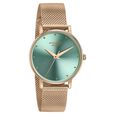 Sonata Poze Quartz Analog Green Dial Metal Strap Watch for Women