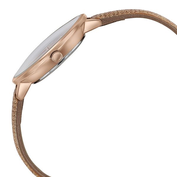 Sonata Poze Quartz Analog Rose Gold Dial Leather Strap Watch for Women - image number 4