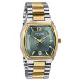 Poze By Sonata Quartz Analog Green Dial Two Toned Metal Strap Watch For Men - image number 2