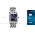 Poze By Sonata Quartz Analog Blue Dial Silver Metal Strap Watch For Men - image number 3