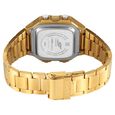 SF Digital Dial Golden Stainless Steel Strap Watch For Unisex - image number 4