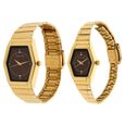 Sonata Quartz Analog Brown Dial Stainless Steel Strap Watch for Couple - image number 1