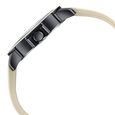 Sonata Poze Quartz Analog Black Dial Beige Silicone Strap Watch For Men - image number 5