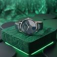Poze By Sonata Quartz Analog Green Dial Green Leather Strap Watch For Men - image number 0