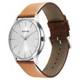 Sonata Aspire Quartz Analog Silver Dial Leather Strap Watch for Men - image number 2