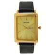 Sonata Quartz Analog with Day and Date Champagne Dial Leather Strap Watch for Men - image number 0