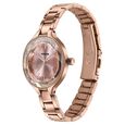Sonata Festive Quartz Analog Pink Dial Rose Gold Metal Strap Watch For Women - image number 2