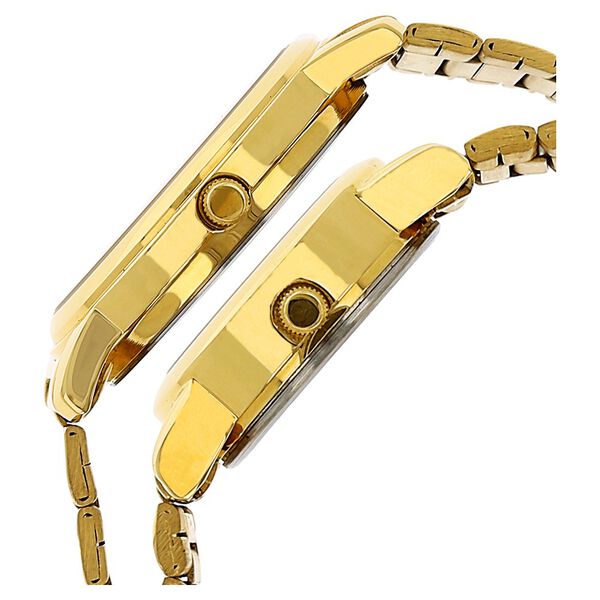 Sonata Quartz Analog Golden Dial Metal Strap Watch for Couple - image number 2