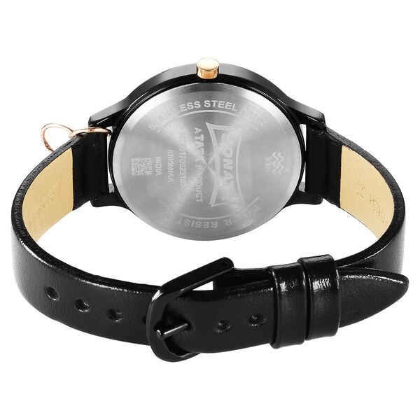 Sonata Blush Quartz Analog Black dial Leather Strap Watch for Women - image number 3