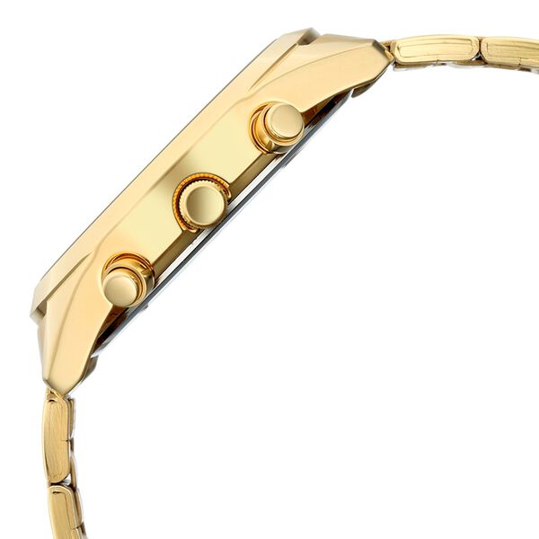 Sonata Summit Quartz Multifunction Green Dial Golden Metal Strap Watch For Men - image number 5