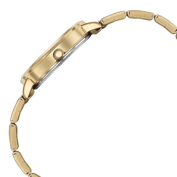 Sonata Quartz Analog Black Dial Golden Stainless Steel Strap Watch For Women - image number 4