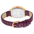 Sonata Linnea Maroon Dial Women Watch With Leather Strap - image number 3