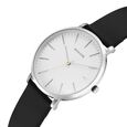 Sonata Ascent Quartz Analog White Dial Leather Strap Watch For Men - image number 1