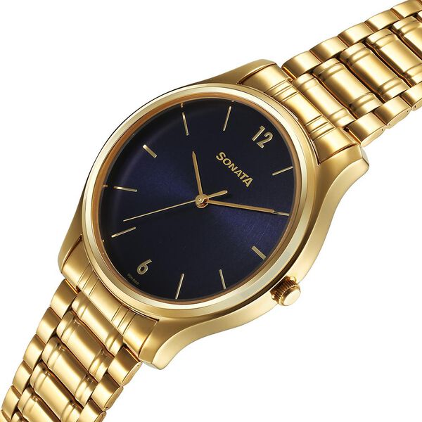 Sonata Quartz Analog Blue Dial Watch for Men - image number 2