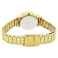Sonata Quartz Analog with Day and Date Champagne Dial Stainless Steel Strap Watch for Women - image number 3