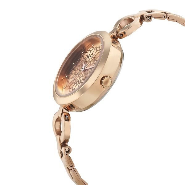 Sonata Wedding Rose Gold Dial Women Watch With Stainless Steel Strap - image number 2