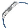 Sonata Poze Quartz Analog Silver Dial Blue Denim Leather Strap Watch For Men - image number 5