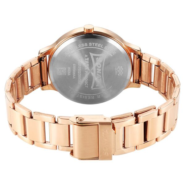 Sonata Blush Quartz Analog Pink dial Stainless Steel Strap Watch for Women - image number 3