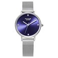 Poze by Sonata Quartz Analog Golden Dial Stainless Steel Strap Watch for Women