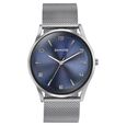 Sonata Quartz Analog Blue Dial Silver Stainless Steel Strap Watch For Men - image number 1