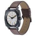 Sonata Poze Quartz Analog White Dial Leather Strap Watch for Men - image number 3