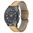 Sonata Quartz Analog Black Dial Leather Strap Watch for Men - image number 1