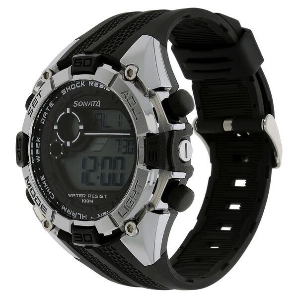 SF Digital Dial Plastic Strap Watch for Men - image number 1