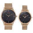 Sonata Modern Bandhan Quartz Analog Silver Dial Stainless Steel Strap Watch for Couple