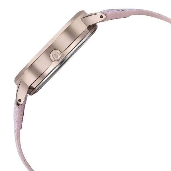 Sonata Poze Quartz Analog Pink Dial Pink Color Leather Strap Watch For Women - image number 4
