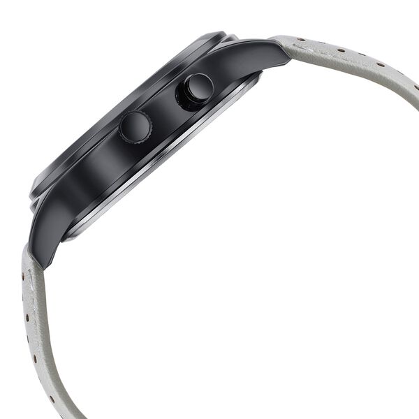 Poze By Sonata Quartz Analog Two Toned Dial Grey PU Leather Strap Watch For Men - image number 5