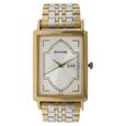 Sonata Quartz Analog with Day and Date Silver Dial Stainless Steel Strap Watch for Men