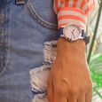 Sonata Splash White Dial Women Watch With Leather Strap - image number 6